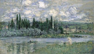 View of Vetheuil sur Seine by Claude Monet